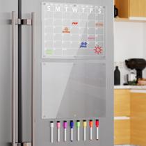 Calendário magnético apagável a seco Neatsure para geladeira 15x11 Calendário magnético apagável a seco Neatsure para geladeira 15x11