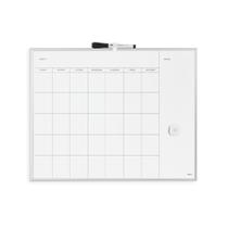 Calendário magnético apagável a seco Whiteboard U Brands 60x43cm Calendário magnético apagável a seco Whiteboard U Brands 60x43cm