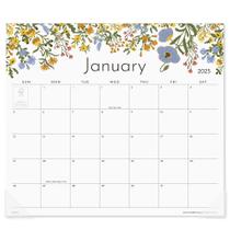 Calendário Magnético Cabrix 2025-2026 - Design Floral para Geladeira