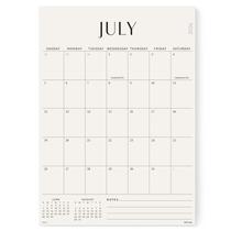 Calendário Magnético Jotsome para Geladeira 36x25 cm 2026-2027