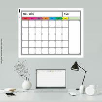 Calendário Parede Planejamento mensal Colorido 48x63 - PRESENTE-BRINDE