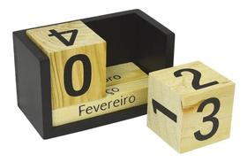 Calendário Permanente De Madeira Estiloso Escritorio Mesa Calendário Permanente De Madeira Estiloso Escritorio Mesa