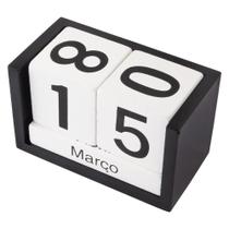 Calendario Permanente Decorativo Cubo Madeira Decoração Mesa Calendario Permanente Decorativo Cubo Madeira Decoração Mesa