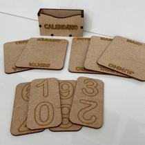 Calendário Permanente em mdf
