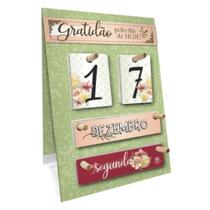 Calendário Permanente Gratidão Pelo Hoje...25,5x18