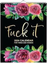 Calendário POPUBABI 2024 para mulheres cansadas com citações engraçadas