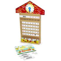Calendário Relógio Infantil 1060 com 58 peças - Carlu