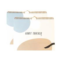 Calendário Semanal De Rastreamento De Hábitos Motivacionais, Planejador De Metas Inspiradoras Para