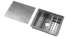 Calha canalTampa Úmida Escorredor De Louças Embutido inox Calha canalTampa Úmida Escorredor De Louças Embutido inox