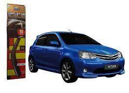 Calha Chuva Defletor Etios Hatch ou Sedan - 4 portas Tg Poli