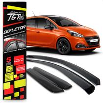 Calha Chuva Defletor Inteiriça Slim 2008 4 Portas 2015 2016 2017 2018 2019 2020 2021 2022 Fumê
