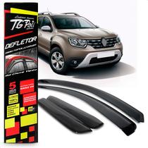Calha Chuva Defletor Inteiriça Slim Duster 4 Portas 2020 2021 2022 2023 Fumê 100% Acrílico