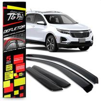 Calha Chuva Defletor Inteiriça Slim Equinox 4 Portas 2019 2020 2021 2022 2023 Fumê 100% Acrílico