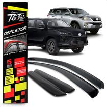 Calha Chuva Defletor Inteiriça Slim Hilux Sw4 4 Portas 2016 2017 2018 2019 2020 2021 2022 Fumê Calha Chuva Defletor Inteiriça Slim Hilux Sw4 4 Portas 2016 2017 2018 2019 2020 2021 2022 Fumê