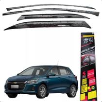 Calha chuva fumê TG Poli Onix Hatch Nova Geração 2020-21 4P