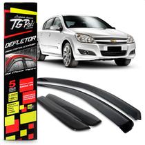 Calha Chuva Inteiriça Slim Vectra Sedan Hatch Gt 4 Portas 2006 2007 2008 2009 2010 2011 Fumê