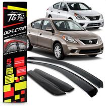 Calha Chuva Slim Versa V Drive 4 Portas 2011 2012 2013 2014 2015 2016 2017 2018 2019 2020 Fumê