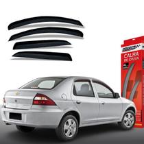 Calha de Chuva Celta Todos / Prisma até 2012 4 Portas Chevrolet GM Marçon