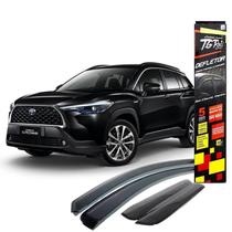 Calha de Chuva Defletor Inteiriça Corolla Cross 2021 a 2025 Tg. Poli (27.014)