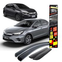 Calha de Chuva Defletor Inteiriça Honda CIty Hatch/Sedan 2022 Tg. Poli (28.012) Calha de Chuva Defletor Inteiriça Honda CIty Hatch/Sedan 2022 Tg. Poli (28.012)