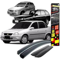 Calha de Chuva Defletor Inteiriça/Slim Chevrolet Corsa 1 Ger. Hatch/Wagon/Sedan E Classic 94/16 4 Portas (23.038)