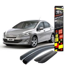 Calha de Chuva Defletor Peugeot 408 2011 a 2018 Tg. Poli (20.009)