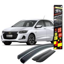 Calha de Chuva Defletor Slim Inteiriça Onix Hatch Nova Geração 2020 a 2024 4P - TG Poli (23.036) Calha de Chuva Defletor Slim Inteiriça Onix Hatch Nova Geração 2020 a 2024 4P - TG Poli (23.036)