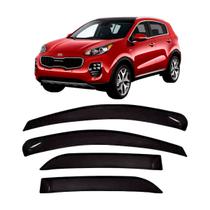 Calha De Chuva Defletor Sportage 2016 A 2021 4 Portas Topmix