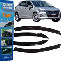 Calha De Chuva Defletor Tiger Novo Onix Hatch 2020 Até 2024 Calha De Chuva Defletor Tiger Novo Onix Hatch 2020 Até 2024
