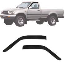 Calha de Chuva Esportiva Toyota Hilux Cabine Simples 1997 98 99 00 01 02 03 04 Fumê