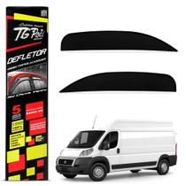 Calha de Chuva Fiat Ducato 2018 a 2021 Defletor Fumê Acrílico Tgpoli