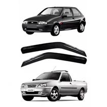 Calha De Chuva Fiesta Hatch/ Courier 1996 A 2013 2 Portas