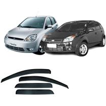 Calha de Chuva Fiesta Hatch Sedan 02/11 Rocam 12/14 4 Portas