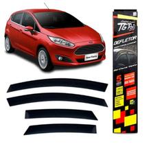 Calha De Chuva Ford New Fiesta Hatch 2011 Até 2019 Acrílica