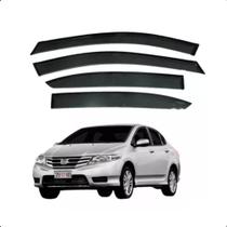 Calha de Chuva Fumê TG Poli Honda City 2009 até 2014