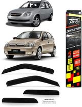 Calha de Chuva Gm Corsa Hatch Wagon Sedan Classic 1994 1995 1996 1997 1998 1999 2000 2001 2002 2003 2004 2005 2006 2007 2008 2009 2010 2011 2013 2014 2015 2016 - 4 Portas - Original + Primer Aderente