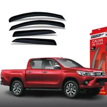 Calha de Chuva Hilux Pick-up 2016 em Diante 4 Portas Toyota Marçon