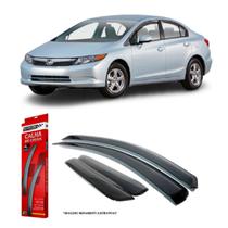 Calha de Chuva Honda New Civic 2012 até 2016 4 Portas Marçon - HO-196 Calha de Chuva Honda New Civic 2012 até 2016 4 Portas Marçon - HO-196