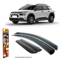 Calha de Chuva Inteiriça Slim Citroen C4 Cactus 2018 2019 2020 2021 2022 2023 Para 4 Portas TG Poli 26004 Calha de Chuva Inteiriça Slim Citroen C4 Cactus 2018 2019 2020 2021 2022 2023 Para 4 Portas TG Poli 26004