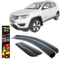 Calha De Chuva Jeep Compass 2017 em diante TG Poli - 33002 Calha De Chuva Jeep Compass 2017 em diante TG Poli - 33002