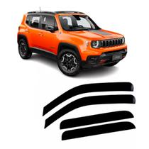 Calha de Chuva Jeep Renegade 2015 Até 2020 4 Portas Ecoflex