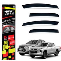 Calha de Chuva L200 Triton Sport 2017 a 2023 Outdoor 2020 a 2023 Acrílico Fumê Tgpoli Calha de Chuva L200 Triton Sport 2017 a 2023 Outdoor 2020 a 2023 Acrílico Fumê Tgpoli