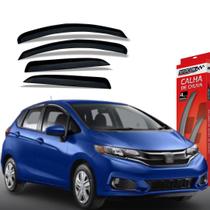 Calha de Chuva New Fit 2014 em Diante 4 Portas Honda Marçon Calha de Chuva New Fit 2014 em Diante 4 Portas Honda Marçon