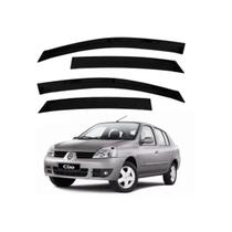 Calha de Chuva Renault Clio Fase 2 2000 Até 2016 4 Portas Calha de Chuva Renault Clio Fase 2 2000 Até 2016 4 Portas