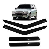 Calha Defletor Chuva Fiat Uno Fire 2008 2009 2010 4 Portas