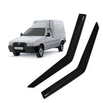 Calha Defletor De Chuva Fiat Fiorino 2007 2008 2009 2010 2pt