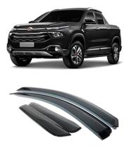 Calha Defletor De Chuva Fumê Fiat Toro Tg Poli 2016 A 2020