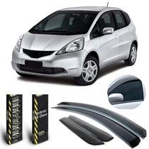 Calha Defletor de Chuva New Fit 2009 a 2014 4 portas
