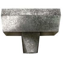 Calha Emenda Americana C.28 com Bocal - 377 - CALHAFORTE