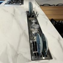 Calha Gourmet Escorredor Embutido em Aço Inox Cozinha Moderna Cozix 110cm Calha Gourmet Escorredor Embutido em Aço Inox Cozinha Moderna Cozix 110cm